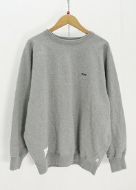 WTAPS ダブルタップス SIGN-RGYD SWEATER 252ATDT-CSM05 綿（コットン） グレー 3 【中古】【ストリート・ルード】【金沢本店 併売品】【6810573Kz】
