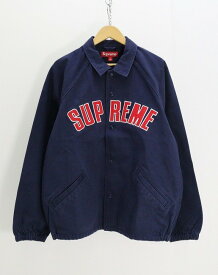 supreme シュプリーム arc denim coaches jacket 綿（コットン） ネイビー L 【中古】【ストリート・ルード】【金沢本店 併売品】【6810585Kz】