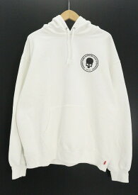 supreme×number nine シュプリーム ナンバーナイン Number nine Hooded Sweat shirt 綿（コットン） ホワイト L 袋【中古】【ストリート・ルード】【金沢本店 併売品】【6810847Kz】