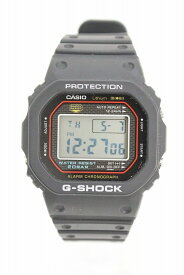 CASIO カシオ G-SHOCK DW-5000R クオーツ駆動 初代復刻モデル DW-5000R-1AJF ブラック 箱、説明書【中古】【時計】【金沢本店 併売品】【793368Kz】