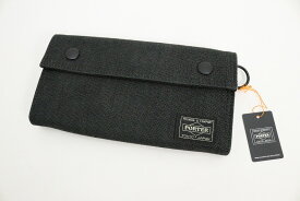 PORTER ポーター SMOKY スモーキー ロングウォレット インディゴ タグ、取り扱い説明書、内袋【中古】【財布】【金沢本店 併売品】【763374Kz】