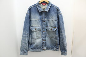 Supreme シュプリーム 24AW Distressed Selvedge Trucker Jacket 綿（コットン） インディゴ XL 【中古】【ストリート・ルード】【金沢本店 併売品】【6811167Kz】