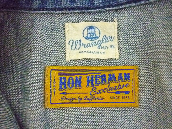 楽天市場】【値下げ】Ron Herman WRANGLER別注 USED加工デニム 