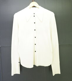 TODAYFUL HIGHGAUGE KNIT SHIRTS size：FREE トゥデイフル ハイゲージニットシャツ 長袖 キナリ 12220533