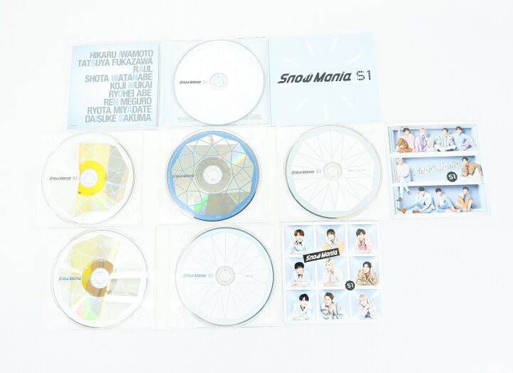 楽天市場】SnowMan S1 通常盤 + 初回盤A + 初回盤B 3種 セット 3形態  