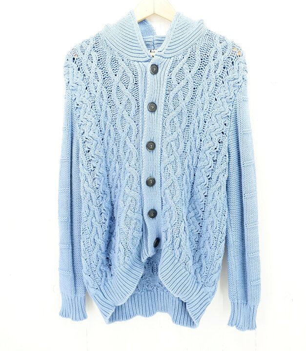 楽天市場】TMT WASHED INDIGO CABLE CARDIGAN size：M ティーエム 