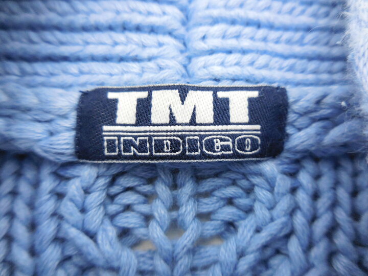 楽天市場】TMT WASHED INDIGO CABLE CARDIGAN size：M ティーエム 