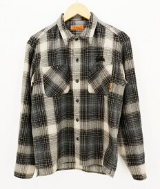CALEE L/S CHECK SHIRT size：M キャリー チェックシャツ 長袖シャツ ボタンシャツ 刺繍 Made in Japan