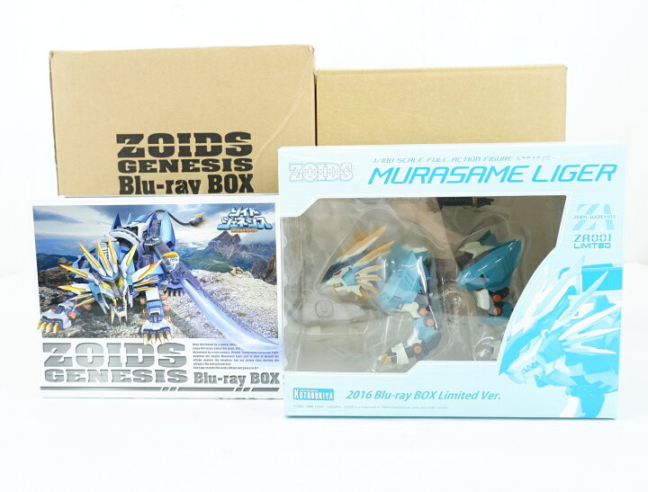 楽天市場 ゾイドジェネシス Blu Ray Box Kotobukiya製 1 100アクションフィギュア Za ムラサメライガー16 Blu Raybox Limited Ver 専用限定成型色付き 初回生産限定版 Blu Ray 浪漫遊 楽天市場店