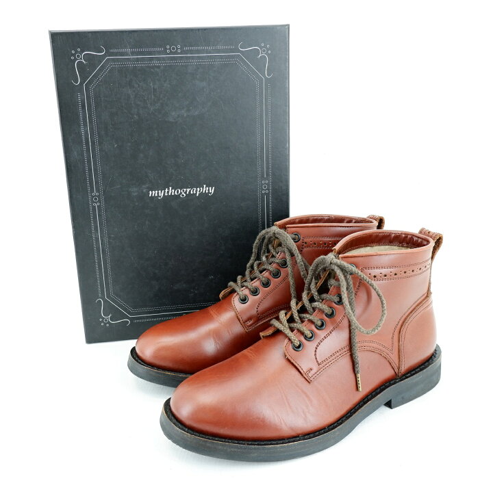 楽天市場】mythography LACE UP BOOTS size：41（JP約26.5cm） ミソ 