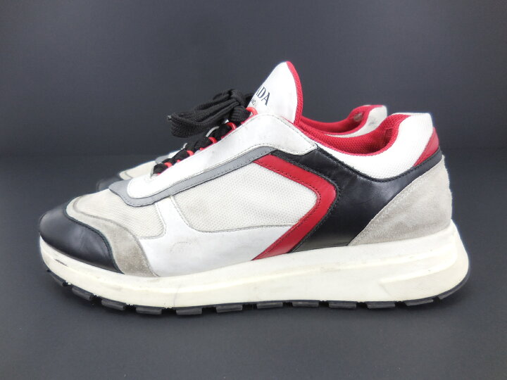 楽天市場】【最終値下げ】PRADA 4E3482 クラシック スニーカー size：8 