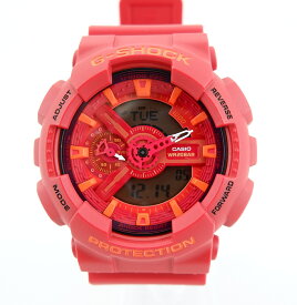 【値下げしました】G-SHOCK GA-110AC-4AJF ジーショック デジタル アナログ 時計 ウォッチ 腕時計 電池 レッド CASIO カシオ