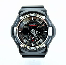 G-SHOCK GA-200-1AJF ジーショック デジタル アナログ 腕時計 ウォッチ 時計 電池 ブラック CASIO カシオ