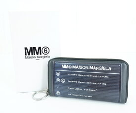 MM6 Maison Margiela 20SS LONG WALLET エムエムシックス メゾン マルジェラ ラウンドファスナー 長財布 ロングウォレット 財布 S54UI0065 JSB鑑定済み