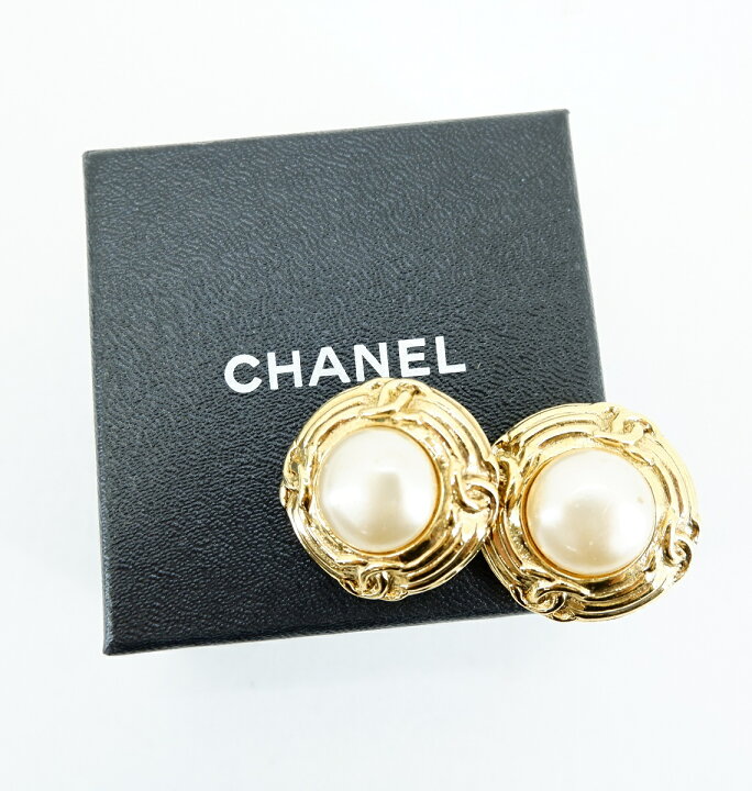 楽天市場】【更に値下げ】CHANEL 93A EARRINGS シャネル 93年製 秋冬 