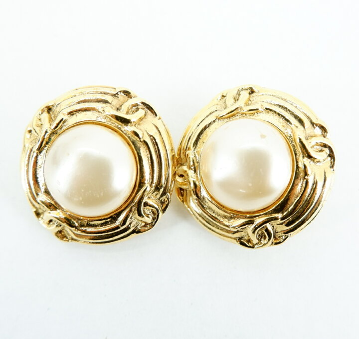 楽天市場】【更に値下げ】CHANEL 93A EARRINGS シャネル 93年製 秋冬 