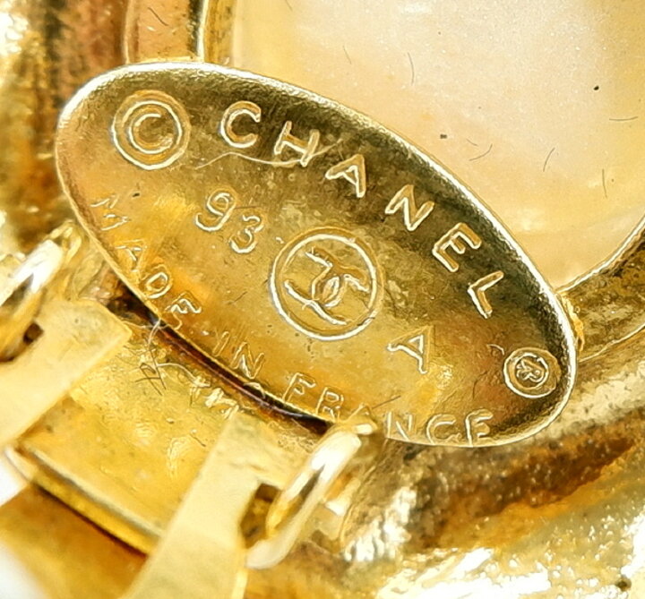 楽天市場】【更に値下げ】CHANEL 93A EARRINGS シャネル 93年製 秋冬 