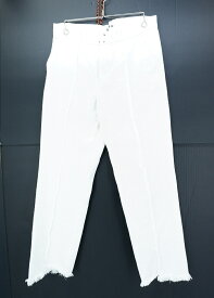 値下げしました　NOMA t.d. DENIM PANTS size：2 ノーマティーディー デニムパンツ ジーンズ ホワイト N21-PT03 Made in Japan