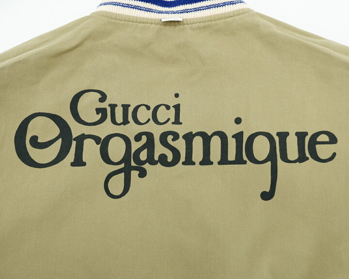楽天市場】【更に値下げ】GUCCI 616036 ORGASMIQUE REVERSIBLE BOMBER 