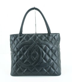 【更に値下げ】CHANEL A01804 トートバッグ シャネル マトラッセ キャビアスキン 復刻トート バッグ ココマーク ブラック シルバー金具 2004年～2005年製 シリアル9番代 JSB鑑定済み