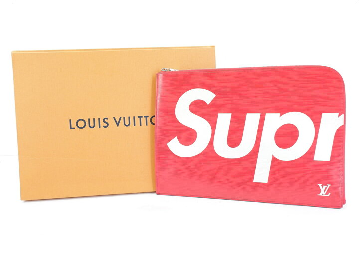 シュプリーム ルイヴィトン 17AW LV Pochette Jour GM エピレザー 