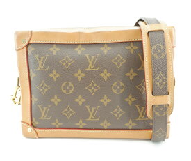 【値下げしました】LOUIS VUITTON M44660 ソフトトランク ルイ・ヴィトン モノグラム ショルダーバッグ バッグ カバン JSB鑑定済み