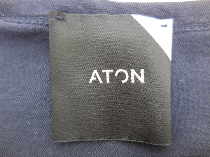 楽天市場】値下げしました ATON L/S LAYERED CREWNECK PULLOVER size 