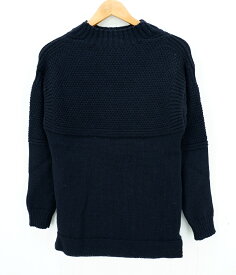 値下げしました　ALDERNEY PULLOVER KINT size：34 アルダニー プルオーバー ニット セーター ブラック 15-080-610-0033-3-0