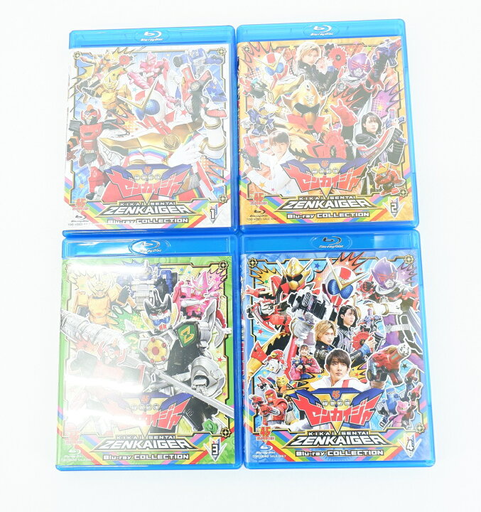 楽天市場】機界戦隊ゼンカイジャー Blu-ray COLLECTION 1巻～4巻  