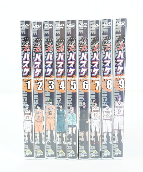 楽天市場】黒子のバスケ 2nd SEASON 1巻～9巻 セット 全巻 2期 【DVD  