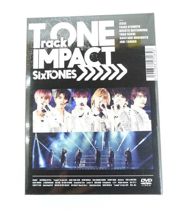 楽天市場】SixTONES TrackONE -IMPACT- 初回版 【DVD】 : 浪漫遊 楽天 