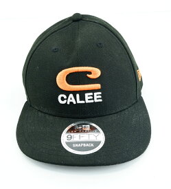CALEE × NEW ERA LOGO BASEBALL CAP size：FREE キャリー ニューエラ コラボ ロゴ ベースボール キャップ 帽子 刺繍 ブラック