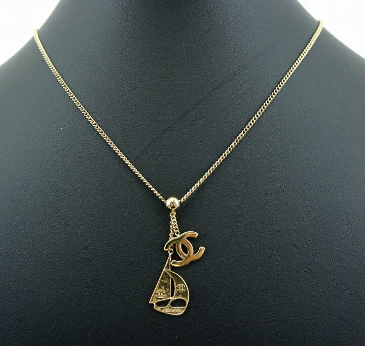 楽天市場】CHANEL A19007 ヨットモチーフ ネックレス シャネル 