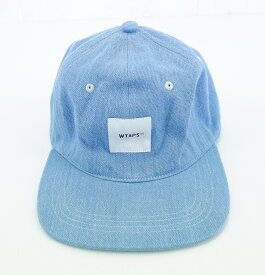 WTAPS 21SS T6H 01DENIM CAP size：FREE ダブルタップス ロゴ デニム 6パネル キャップ 帽子 インディゴ 211HCDT-HT04 Made in Japan