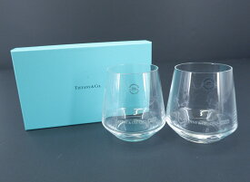 Tiffany & Co. 1837 タンブラー 2個セット ティファニー コップ グラス 食器 クリア JSB鑑定済み
