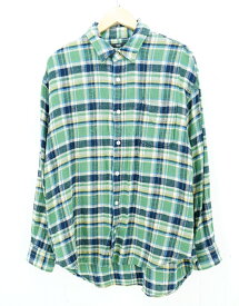 Rags McGREGOR L/S CHECK BIG SHIRT size：S ラグスマックレガー チェック ビッグ シャツ 長袖シャツ ボタンシャツ 211177104 Made in Japan