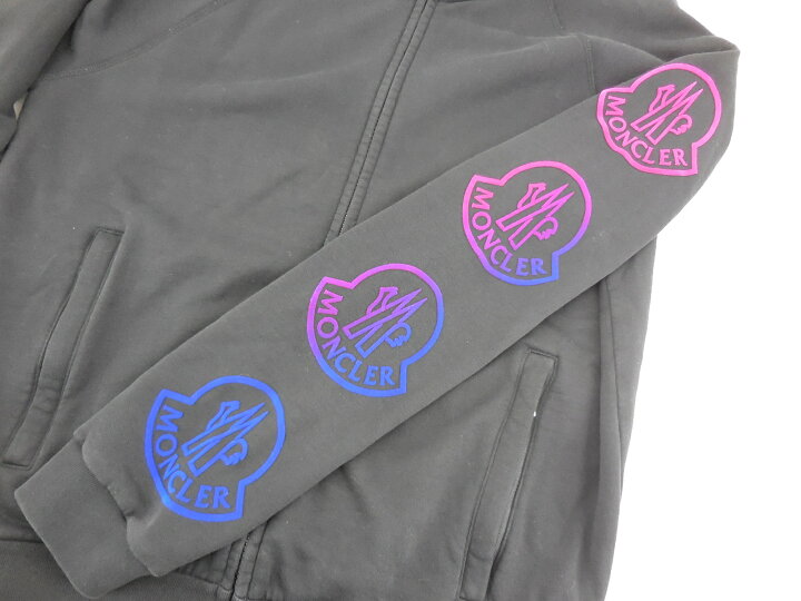 楽天市場】【値下げしました】MONCLER 21AW GRADATION LOGO ZIP UP  