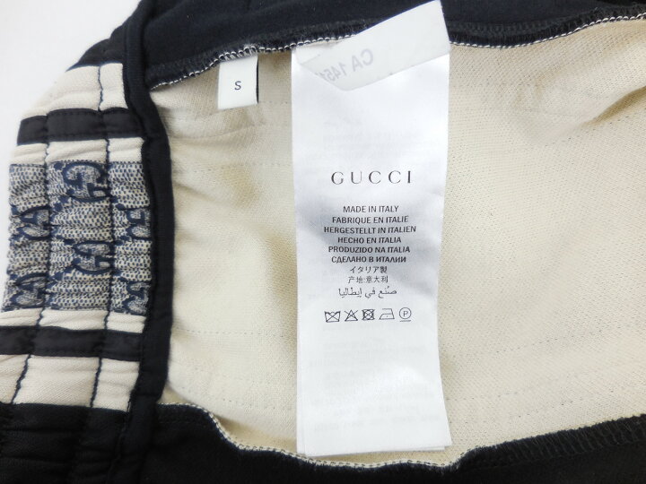 楽天市場】GUCCI 545603 OVERSIZE TECHNICAL JERSEY JOGGING PANTS 