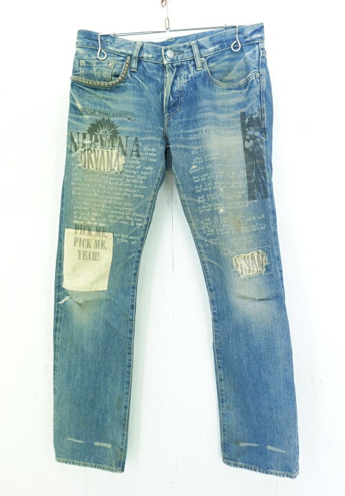 楽天市場】HYSTERIC GLAMOUR NIRVANA DENIM JACKET size：30  