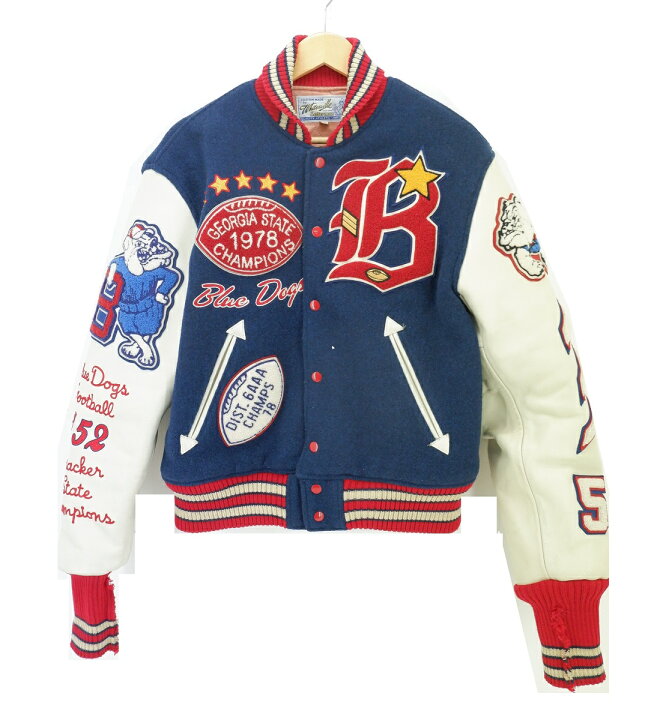 楽天市場】WHITESVILLE WOOLMELTON AWARD JACKET size：40 ホワイツ 