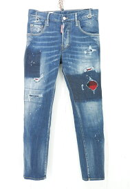 DSQUARED2 20AW SKATER JEAN DENIM PANTS size：42 ディースクエアード ダメージ加工 スケータージーンズ デニムパンツ ジーンズ インディゴ S71LB0838 スタッフインターナショナルジャパン JSB鑑定済み