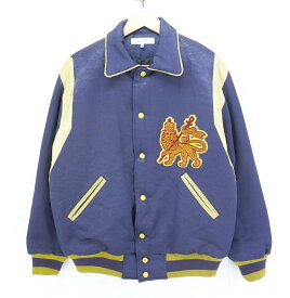 Sasquatchfabrix. 22AW VALUE THE WORKING CLASS STADIUM JACKET size：XL サスクワァッチファブリックス スタジアムジャケット スタジャン ブルゾン アウター パープル 22AW-JKM-011 Made in Japan