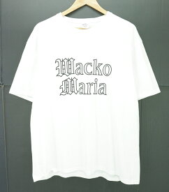 WACKO MARIA 24SS S/S WASHED HEAVY WEIGHT CREW NECK Tee TYPE 1 size：L ワコマリア プリント クルーネック 半袖Tシャツ ホワイト 24SSE-WMT-WT01 Made in Japan