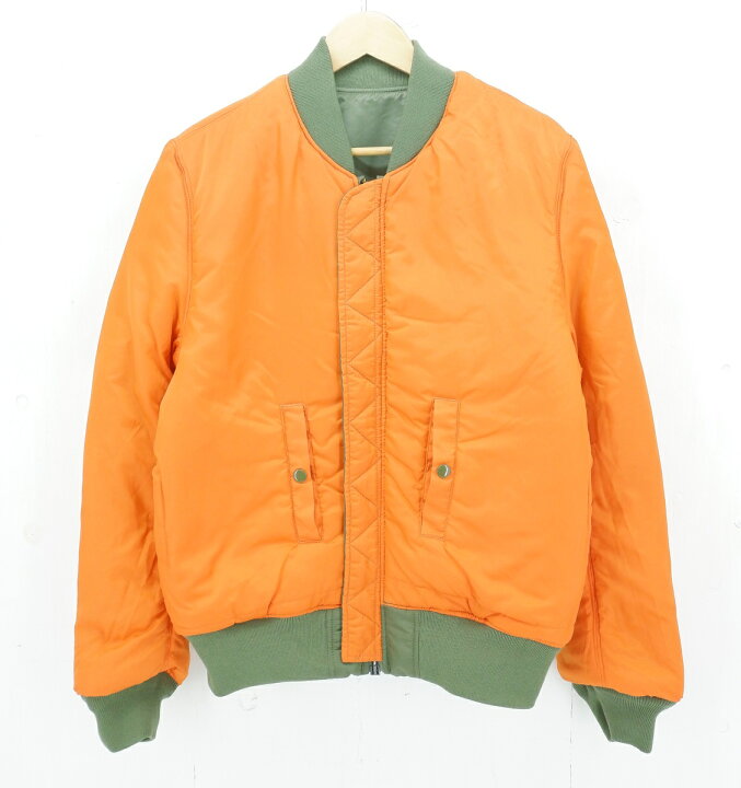 楽天市場】ALPHA INDUSTRIES MA-1 REVERSIBLE FLIGHT JACKET size：L 