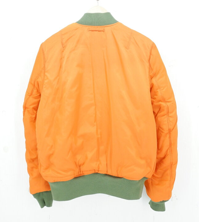 楽天市場】ALPHA INDUSTRIES MA-1 REVERSIBLE FLIGHT JACKET size：L 
