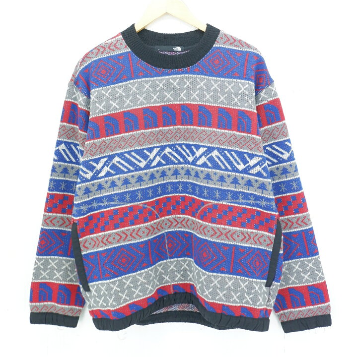 楽天市場】THE NORTH FACE NORDIC HALF DOME SWEATER size：M ザ 