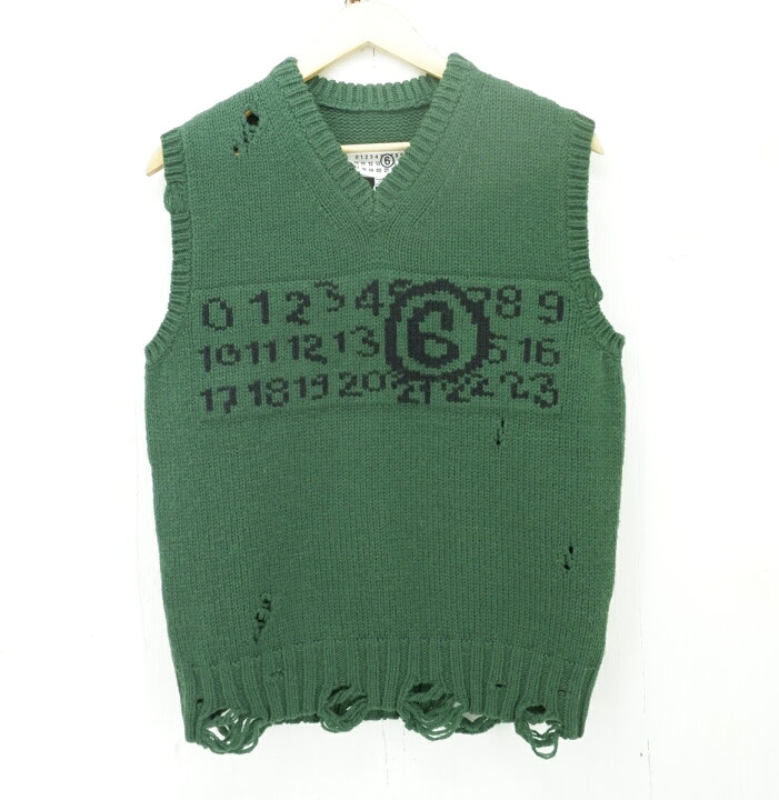 楽天市場】MM6 Maison Margiela 24AW KNIT VEST size：S エムエム 
