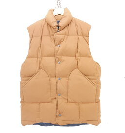 SIERRA DESIGNS × KAPTAIN SUNSHINE × BEAMS + DOWN VEST size：M シエラデザイン キャプテンサンシャイン ビームスプラス コラボ ダウンベスト アウター ブラウン 1356