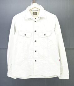 GERUGA 22SS L/S CPT-CLOTH SHIRTS size：1 ゲルガ クロス シャツ 長袖シャツ ボタンシャツ ホワイトベージュ GR-S-147 Made in Japan