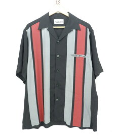【値下げしました】WACKO MARIA 24SS S/S SWITCHING 50'S OPEN COLLAR SHIRT TYPE-2 size：M ワコマリア オープンカラーシャツ 半袖シャツ ボタンシャツ ブラック 24SS-WMS-OC14 Made in Japan
